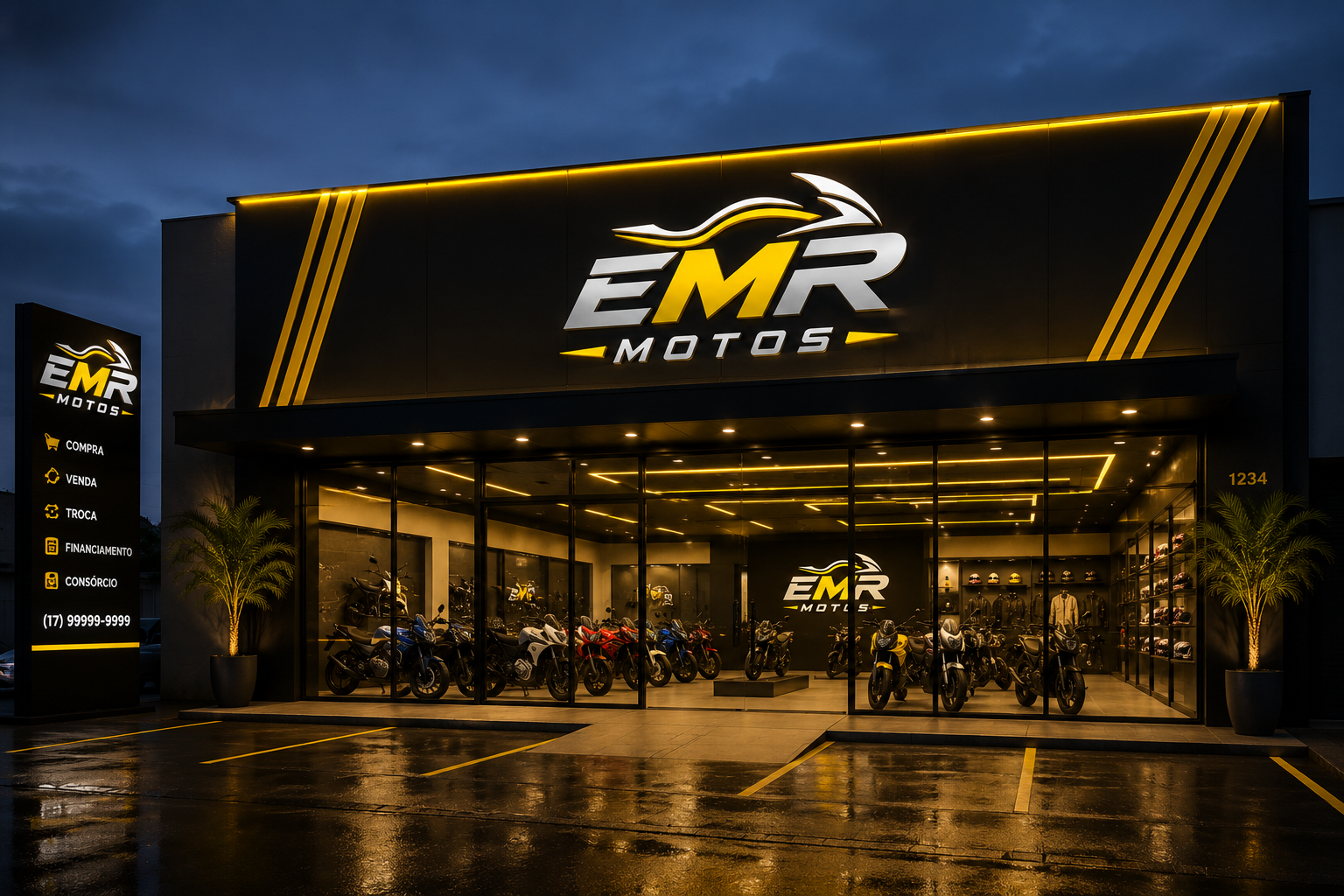 Moto em destaque na EMR Motos